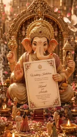 Divine Blessings invitation